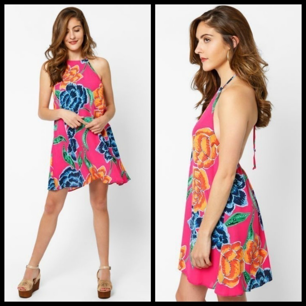 💕SHOW ME YOUR MUMU💕 Katy Halter Dress Floral NWT - Picture 5 of 8